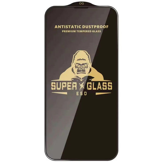 Zaščitna folija za zaslon Techsuit za Apple iPhone 18 Pro, kaljeno steklo, polno lepilo, črna