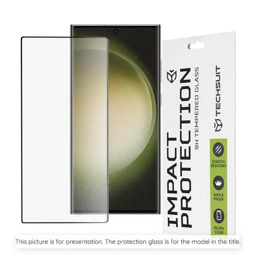Zaščitna folija za zaslon Techsuit za Google Pixel 11 Pro / 11, kaljeno steklo, polno lepilo, 111D, črna