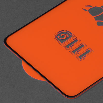 Zaščitna folija za zaslon Techsuit za Huawei P smart 2021, kaljeno steklo, polno lepilo, 111D, črna