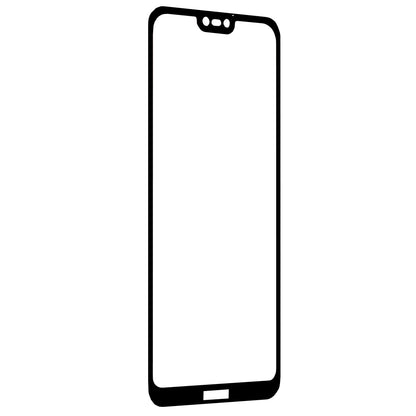Zaščitna folija za zaslon Techsuit za Huawei P20 Lite, kaljeno steklo, polno lepilo, 111D, črna
