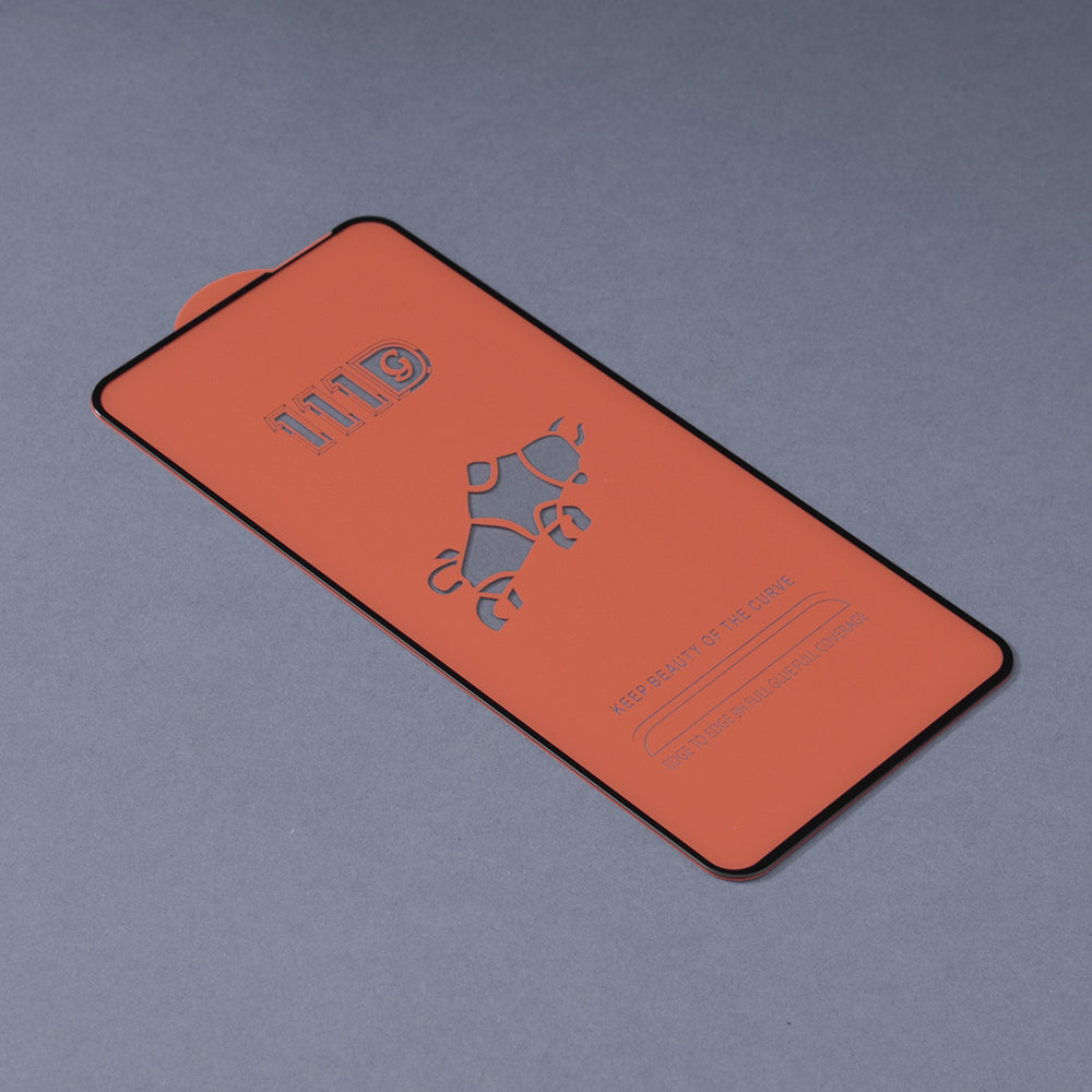 Zaščitna folija za zaslon Techsuit za OnePlus Nord N200 5G / Oppo A74 5G / A54 5G, kaljeno steklo, polno lepilo, 111D, črna