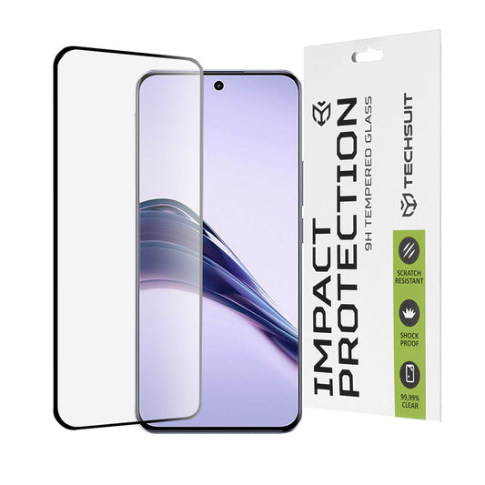 Zaščitna folija za zaslon Techsuit za Realme 13 Pro / 13 Pro+, kaljeno steklo, polno lepilo, 111D, črna