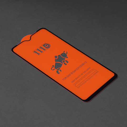 Zaščitna folija za zaslon Techsuit za Samsung Galaxy M01s M017 / A10s A107 / A10 A105 / M10 M105, kaljeno steklo, polno lepilo, 111D, črna