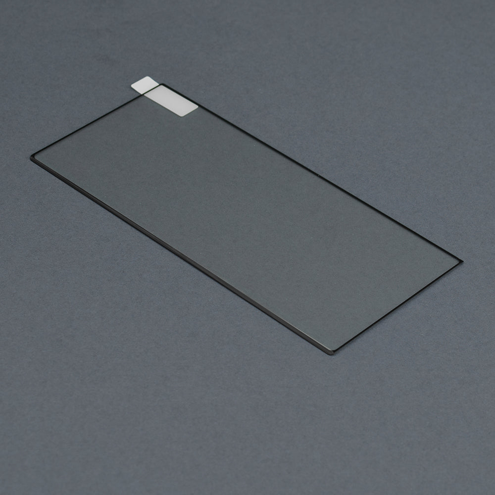 Techsuit Screen Protector Film for Samsung Galaxy S22 Ultra 5G S908, Tempered Glass, Full Glue, 111D, Black