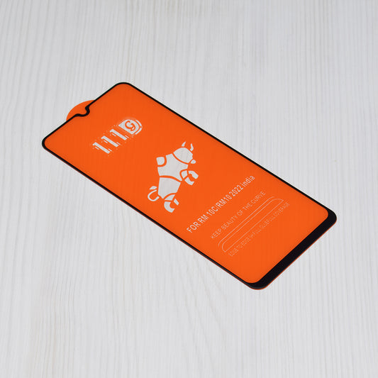 Zaščitna folija za zaslon Techsuit za Xiaomi Redmi A3x / A3, kaljeno steklo, polno lepilo, 111D, črna