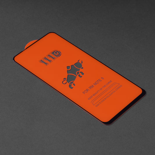 Zaščitna folija za zaslon Techsuit za Xiaomi Redmi Note 9 / 10X 4G, kaljeno steklo, polno lepilo, 111D, črna