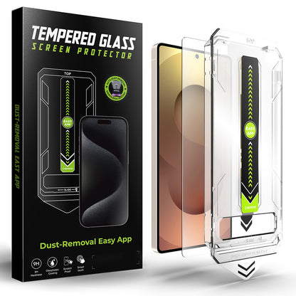 Zaščitna folija za zaslon Techsuit TitanGlass CrystalHD za Samsung Galaxy S25 Ultra S938, varnostno steklo, polno lepilo