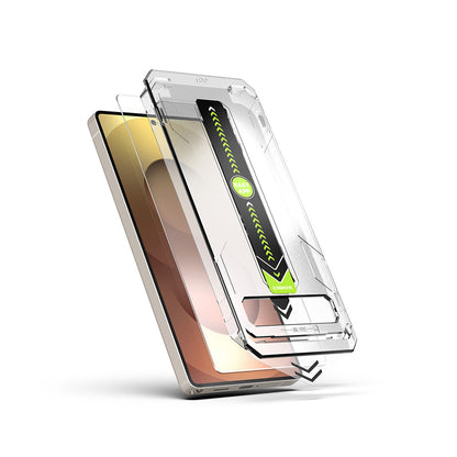 Zaščitna folija za zaslon Techsuit TitanGlass CrystalHD za Samsung Galaxy S25 Ultra S938, varnostno steklo, polno lepilo