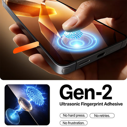 Torras GlassGo Install Master Screen Protector for Samsung Galaxy S26 Plus, Tempered Glass, Full Glue, Transparent