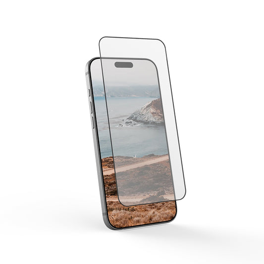 Zaščitna folija za zaslon Urban Armor Gear Shield za Apple iPhone 17 Pro Max, Kaljeno steklo, Polno lepljivo, Črna