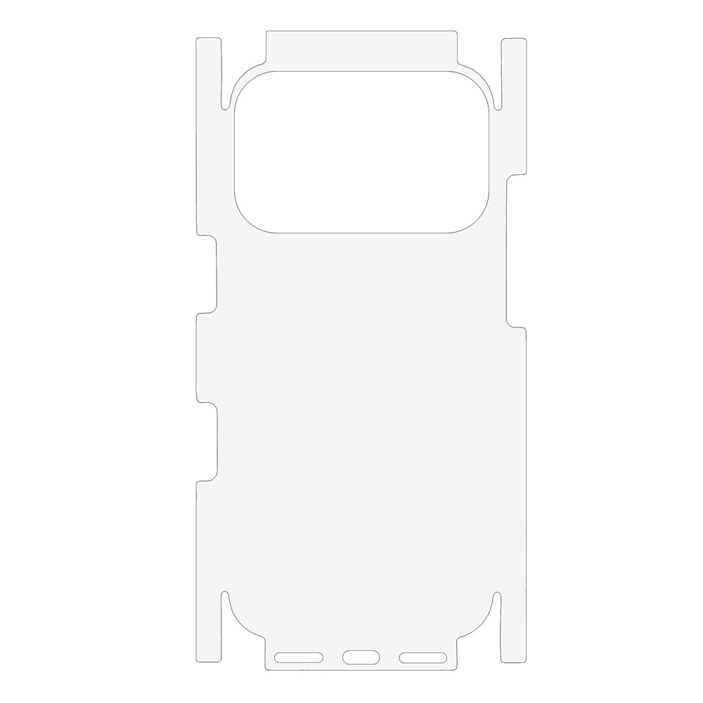 OEM zaščitna folija za zadnji del za Apple iPhone 17 Pro Max, plastika