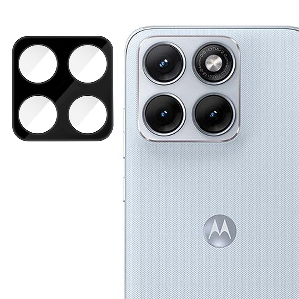 Zaščitna folija za zadnjo kamero Techsuit za Motorola Edge 70 Fusion, kaljeno steklo, črna