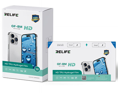 Hidrogel / TPU folija Relife GF-8M za UV vakuumski laminator Sunshine C3 Mix Ultra, 120 mm x 210 mm, komplet 50 kosov