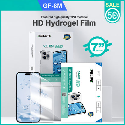 Hidrogel / TPU folija Relife GF-8M za UV vakuumski laminator Sunshine C3 Mix Ultra, 120 mm x 210 mm, komplet 50 kosov