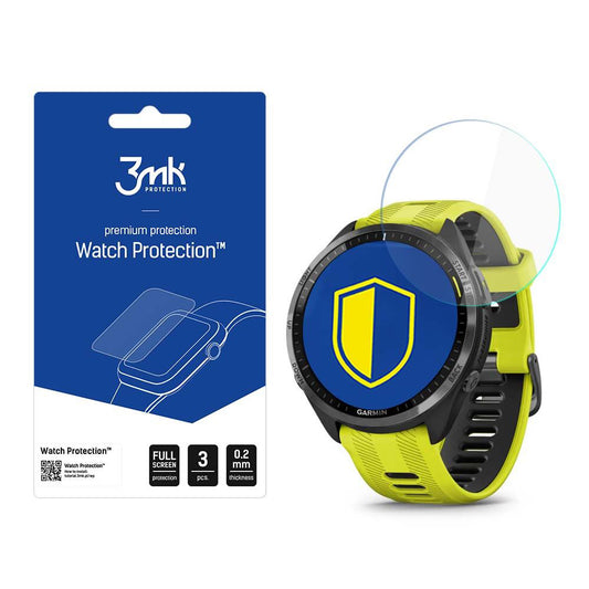 Zaščitna folija 3MK Arc za Garmin Forerunner 965, komplet 3 kosi, plastika