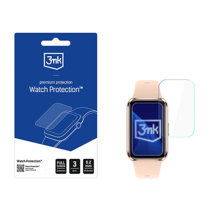 Zaščitna folija 3MK Arc za Huawei Band 11, Set 3 kosi, Plastika