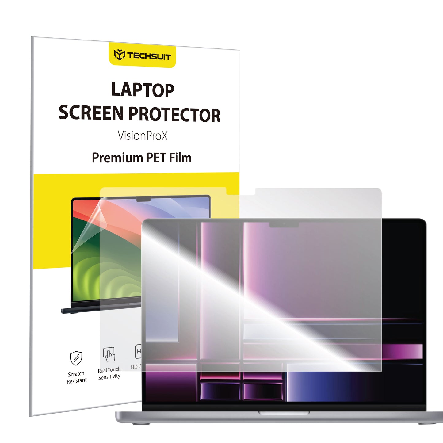 Zaščitna folija za zaslon Anti Blue Light Techsuit VisionProX za Apple MacBook Air M4 13inch (2025), Plastika