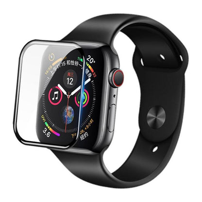 Blueo High Molecule Protective Film for Apple Watch 8 / 7 45mm Series, Tempered Glass, Black