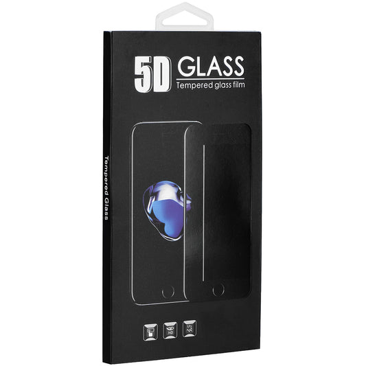 Zaščitna folija zaslona OEM za Samsung Galaxy A20e A202, kaljeno steklo, polno lepilo, 5D, črna