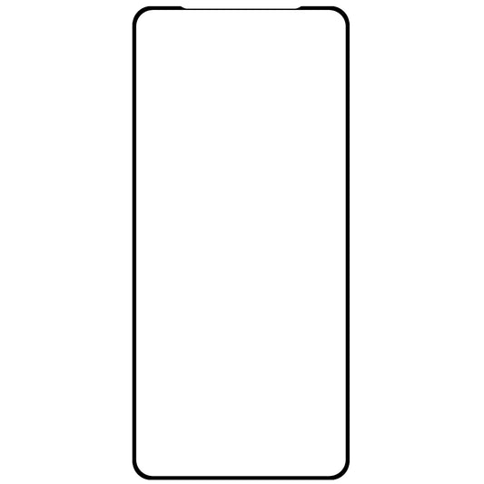 Zaščitna folija zaslona OEM za Samsung Galaxy A22 A225, kaljeno steklo, polno lepilo, 9D, črna