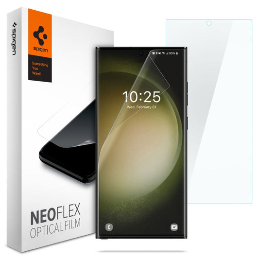 Zaščitna folija za zaslon Spigen Neo Flex za Samsung Galaxy S23 Ultra S918, Plastika, Set 2 kosa AFL05943