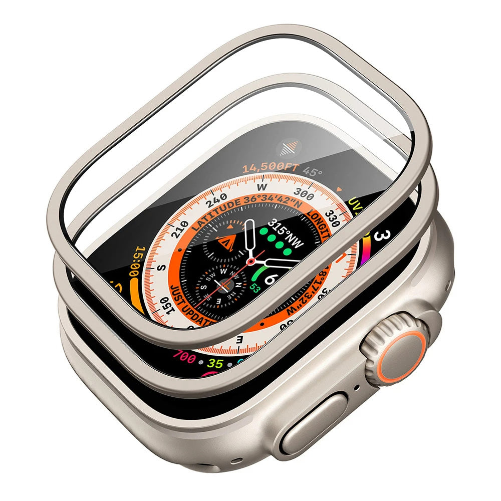 Zaščitna folija ESR Armorite za Apple Watch Ultra Series, Set 2 kosa, Kaljeno steklo, Bronasta