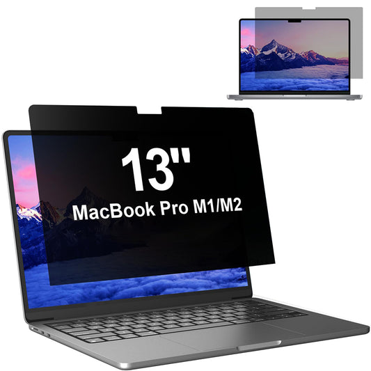Zaščitna folija za zasebnost zaslona Techsuit VisionProX za Apple MacBook Pro 13inch (2022) / (2020) / (2019) / (2018) / (2016), Plastika