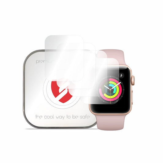 Zaščitna folija Smart Protection Premium Classic za Apple Watch 38mm Series, komplet 4 kosi, plastika