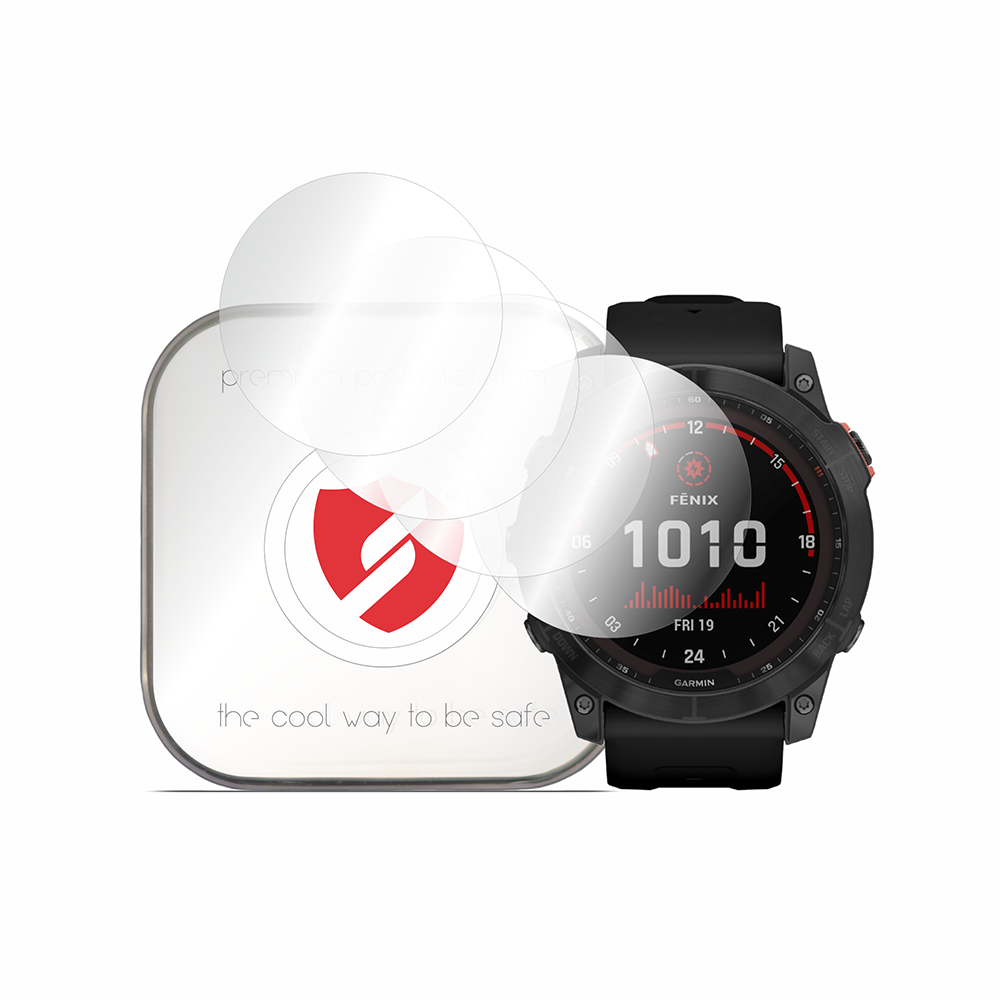 Zaščitna folija Smart Protection Premium Classic za Garmin Fenix 7X, komplet 4 kosi, plastika