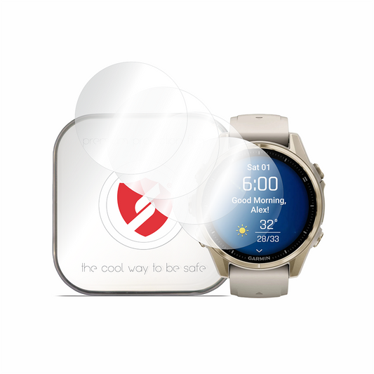 Zaščitna folija Smart Protection Premium Classic za Garmin Fenix 8 43mm, komplet 4 kosi, plastika