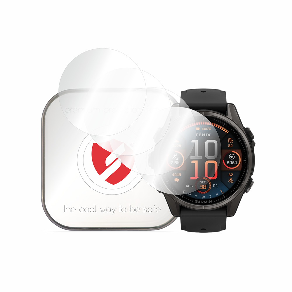 Zaščitna folija Smart Protection Premium Classic za Garmin Fenix 8 47mm, komplet 4 kosi, plastika