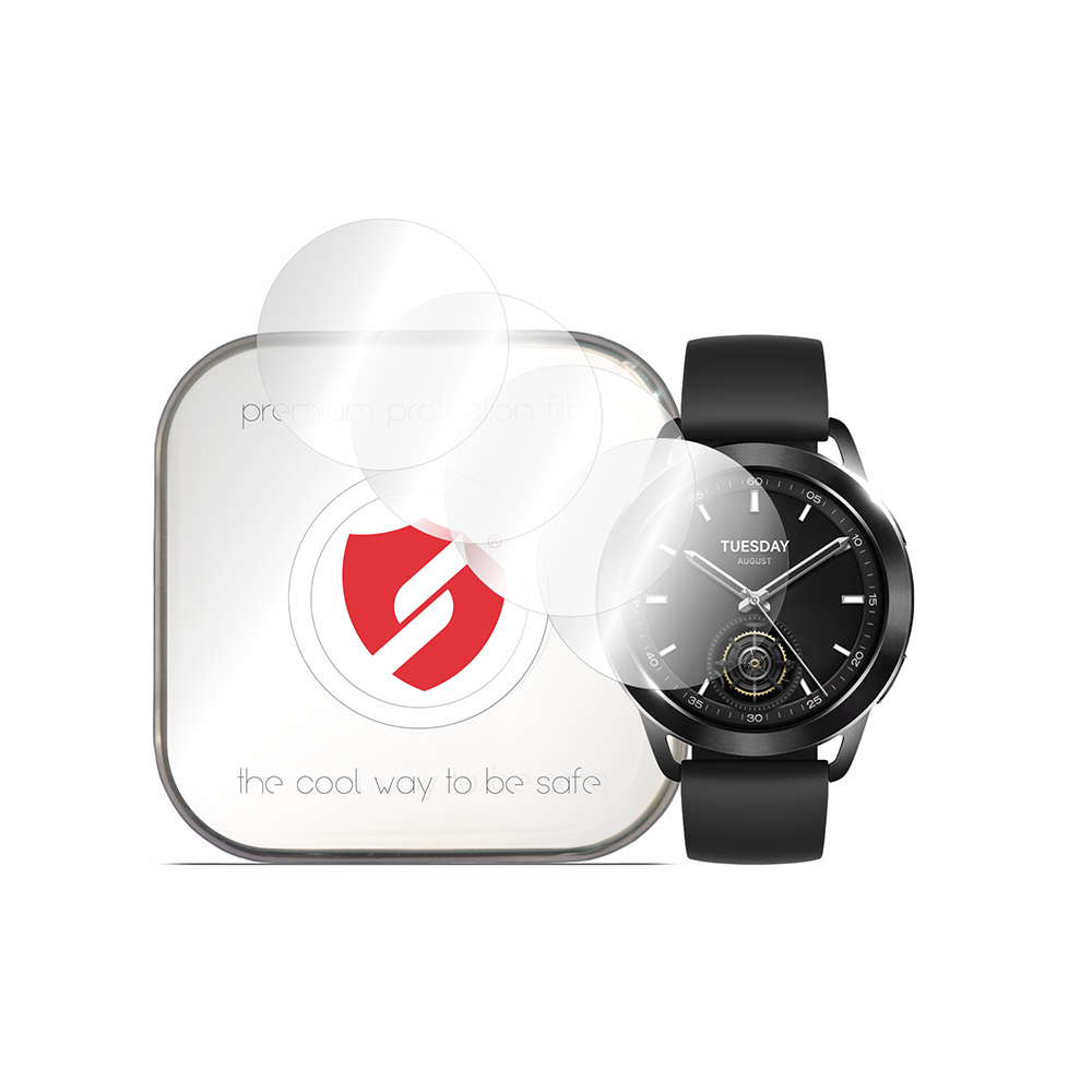 Zaščitna folija Smart Protection Premium Classic za Xiaomi Watch S3, komplet 4 kosi, plastika
