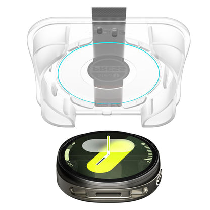Zaščitna folija Spigen GlastR EZ FIT za Samsung Galaxy Watch8 40mm, Set 2 kosa, Kaljeno steklo AGL09876