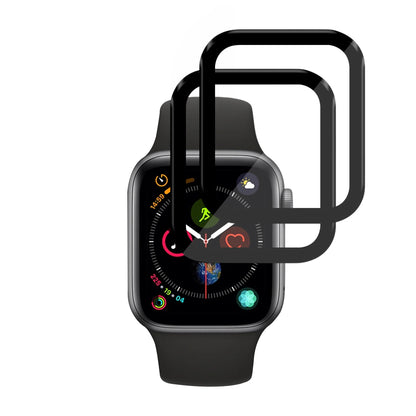 Zaščitna folija Techsuit Nano Flex za Apple Watch 40mm Series, Set 2 kosa, Plastika, Črna