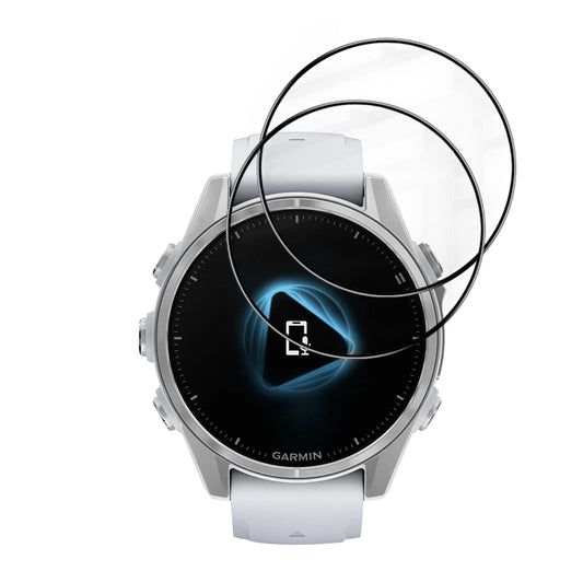 Zaščitna folija Techsuit Nano Flex za Garmin Fenix 8 43mm, Set 2 kosa, Plastika, Črna