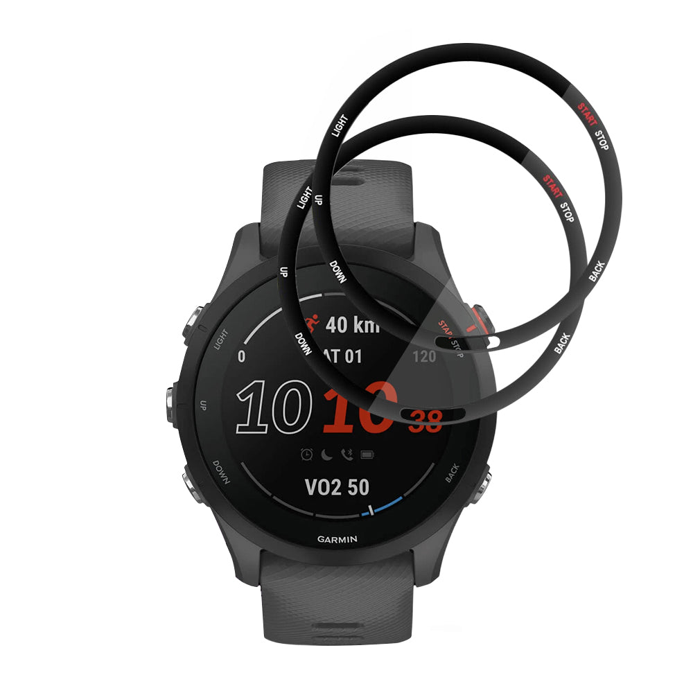 Zaščitna folija Techsuit Nano Flex za Garmin Forerunner 255 Music / 255, Set 2 kosa, Plastika, Črna