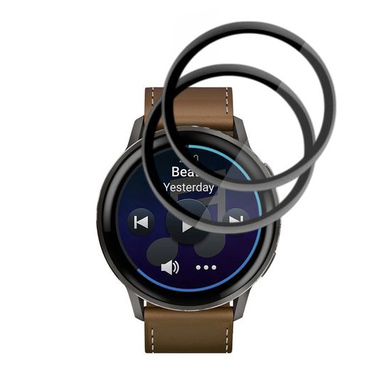 Zaščitna folija Techsuit Nano Flex za Garmin Venu 4 45mm, Set 2 kosa, Plastika, Črna