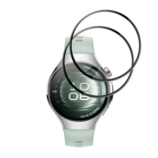 Zaščitna folija Techsuit Nano Flex za Huawei Watch 5 42mm, Set 2 kosa, Plastika, Črna