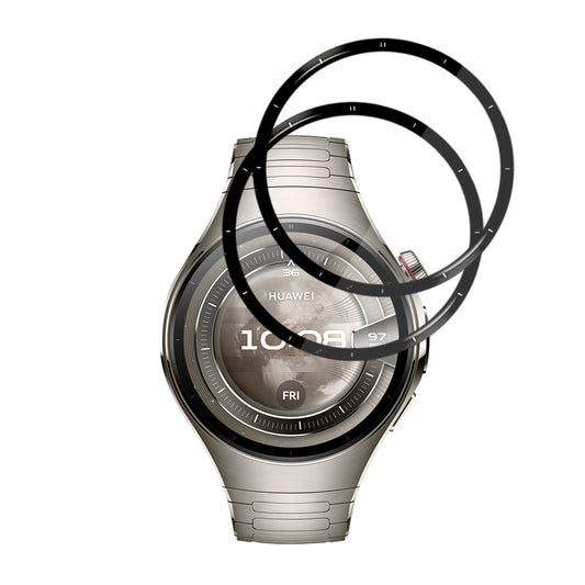 Zaščitna folija Techsuit Nano Flex za Huawei Watch 5 46mm, Set 2 kosa, Plastika, Črna