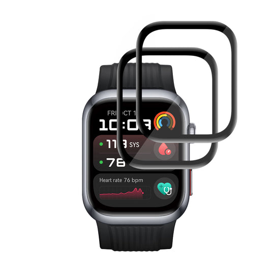 Zaščitna folija Techsuit Nano Flex za Huawei Watch D2, Set 2 kosa, Plastika, Črna
