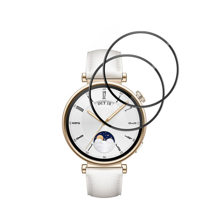 Zaščitna folija Techsuit Nano Flex za Huawei Watch GT 4 41mm, Set 2 kosa, Plastika, Črna