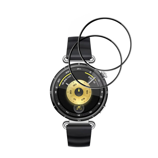 Zaščitna folija Techsuit Nano Flex za Huawei Watch GT 6 41mm, Set 2 kosa, Plastika, Črna