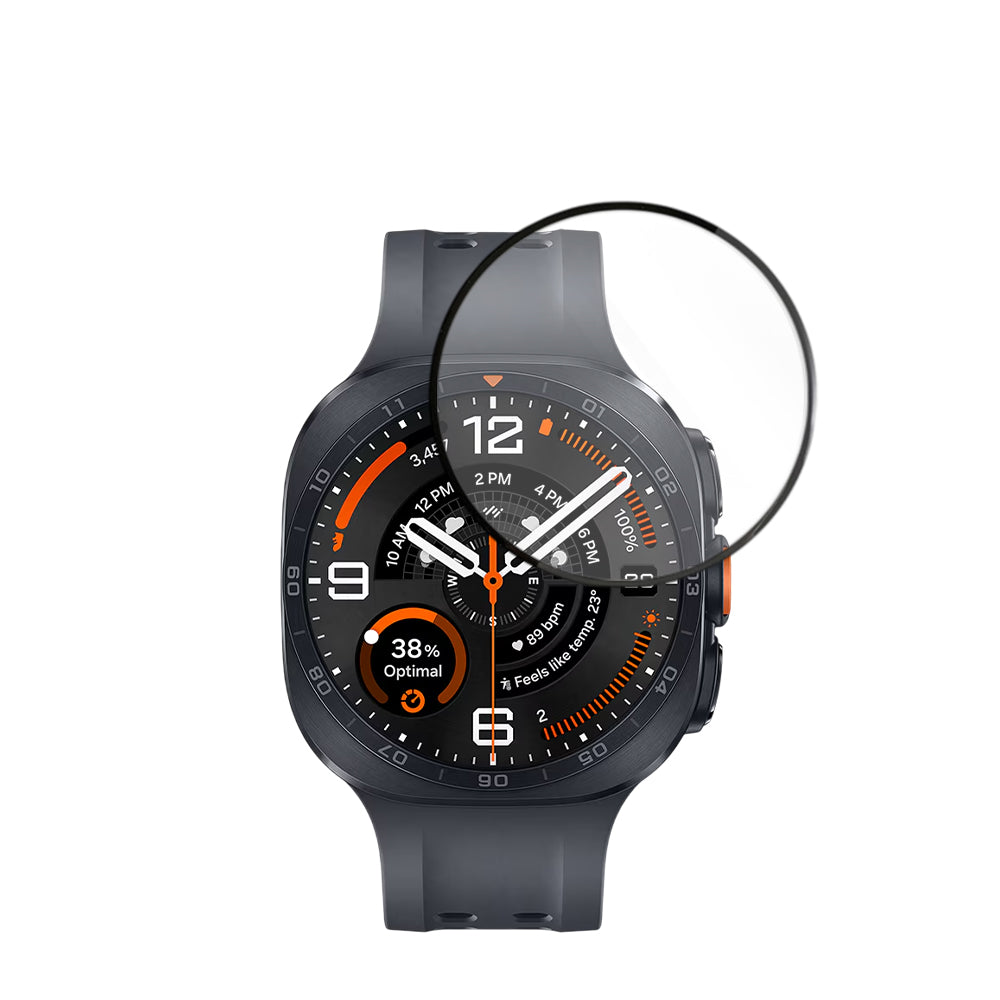 Zaščitna folija Techsuit Nano Flex za Samsung Galaxy Watch Ultra2, plastika, komplet 2 kosa, črna