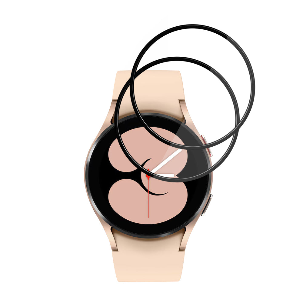 Zaščitna folija Techsuit Nano Flex za Samsung Galaxy Watch4 40mm, Set 2 kosa, Plastika, Črna