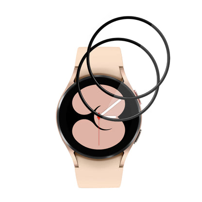 Zaščitna folija Techsuit Nano Flex za Samsung Galaxy Watch4 40mm, Set 2 kosa, Plastika, Črna