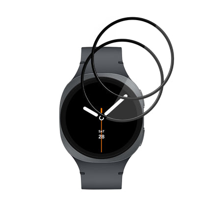 Zaščitna folija Techsuit Nano Flex za Samsung Galaxy Watch8 40mm, Set 2 kosa, Plastika, Črna