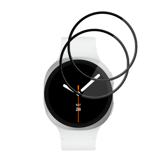 Zaščitna folija Techsuit Nano Flex za Samsung Galaxy Watch8 44mm, Set 2 kosa, Plastika, Črna