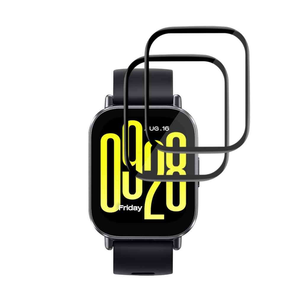 Zaščitna folija Techsuit Nano Flex za Xiaomi Redmi Watch 5 Active, Set 2 kosa, Plastika, Črna