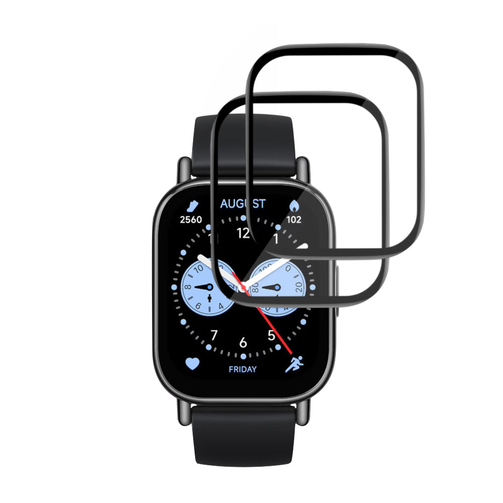 Zaščitna folija Techsuit Nano Flex za Xiaomi Redmi Watch 5 Lite, Set 2 kosa, Plastika, Črna