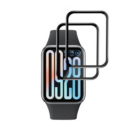 Zaščitna folija Techsuit Nano Flex za Xiaomi Smart Band 9 Pro, Set 2 kosa, Plastika, Črna